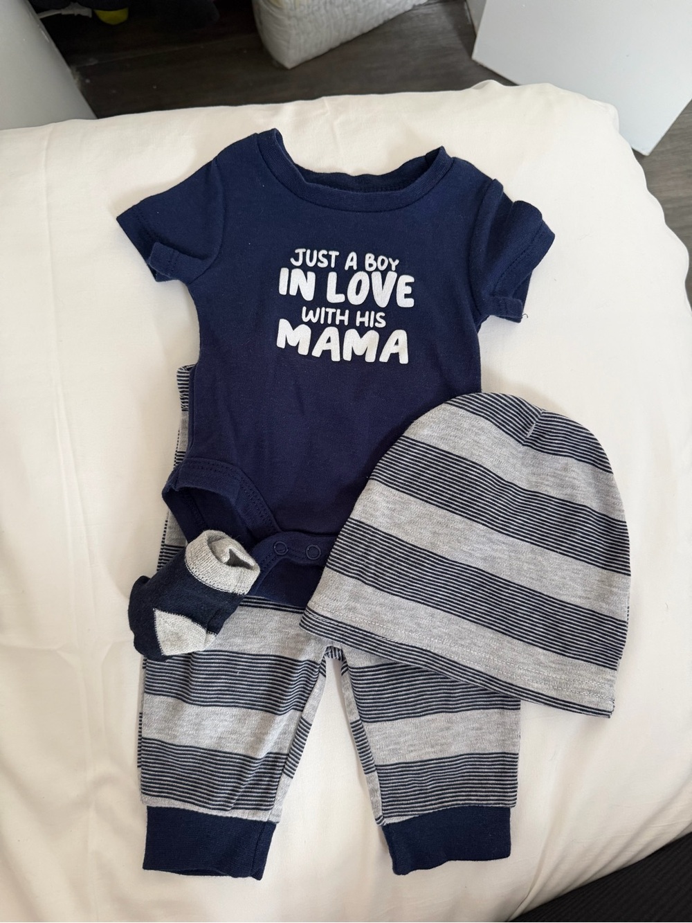 Baby Essentials Navy Blue Baby Sweater